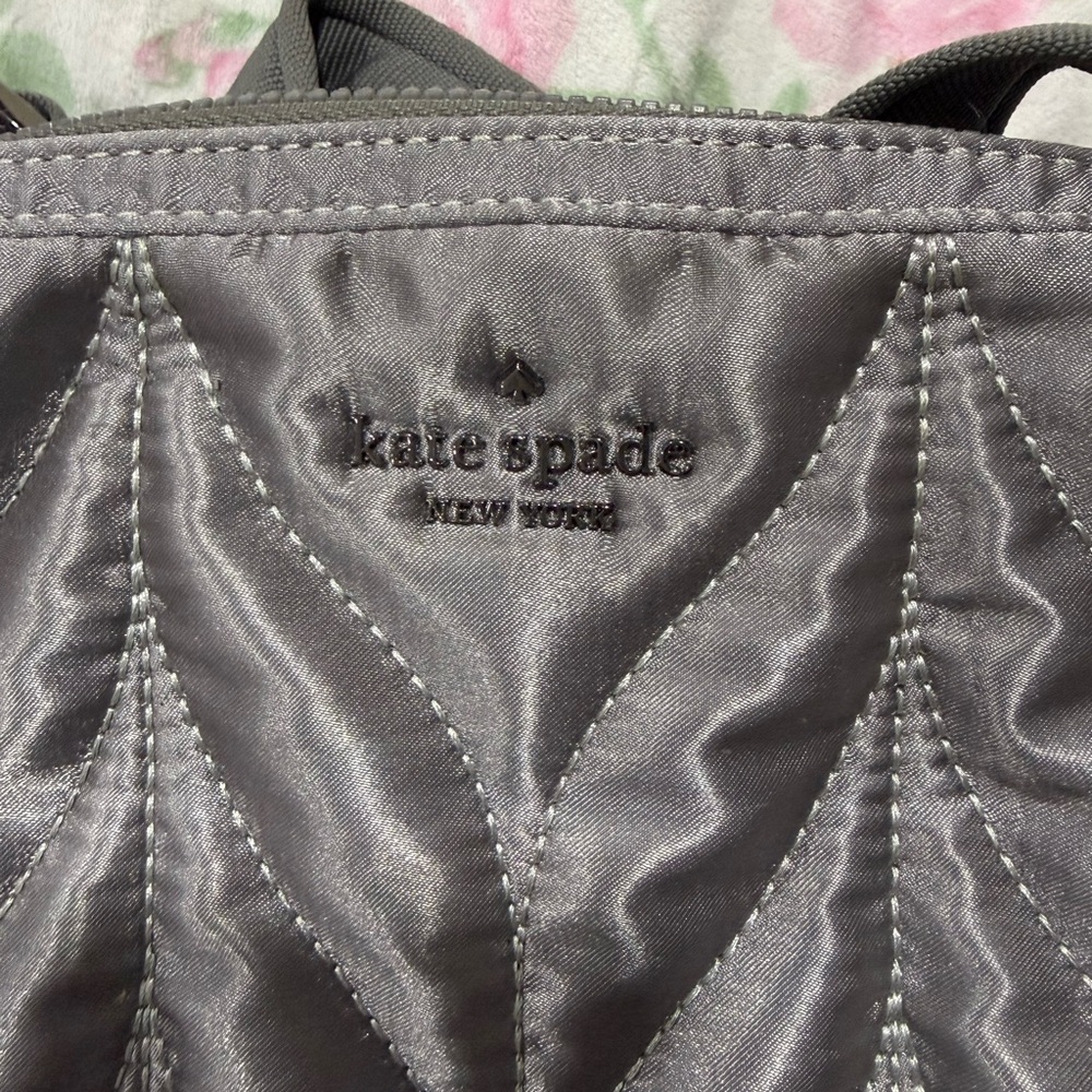 Kate Spade Gray Quilted Women's Bag